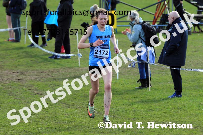 Womens Under-17s 2022 CAU Inter Counties Cross Country, Prestwold Hall, Loughborough.  Photo: David T. Hewitson/Sports for All Pics
